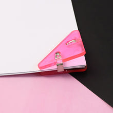 Triangle Paper Clips | Small Corner Clips for Paper, Document Clip (1 pc)