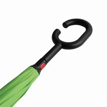 Foldable UV & Rain Umbrella with C-Shaped Handle – Kids (1 Pc / Mix Color)