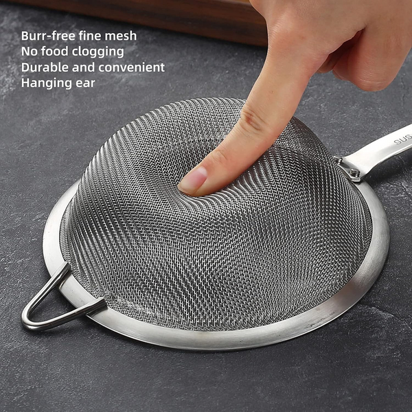 Ritu Heavy-Duty Stainless Steel Fine Mesh Tea Strainer (1 Pc)